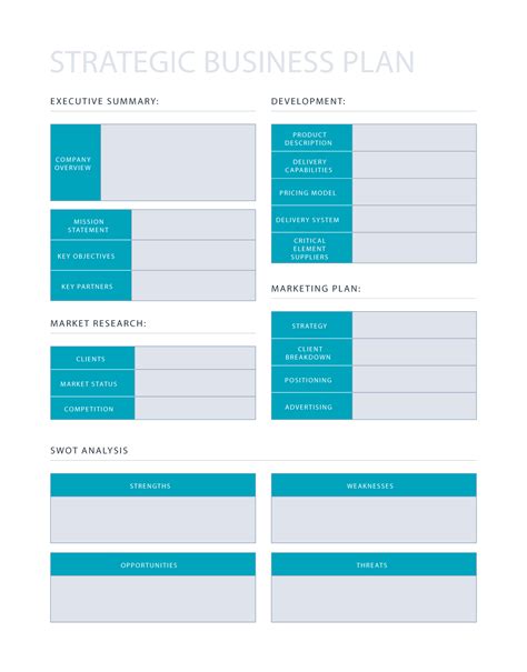 Free Strategic Plan Template