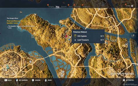 Assassin S Creed Origins Guide Walkthrough Potamos Hideout Location