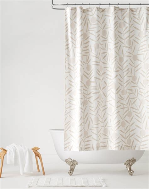 Bloom Taupe Shower Curtain Hygge And West Hygge Bathroom Emily