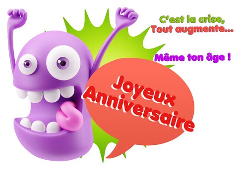 Carte anniversaire gratuite à imprimer humoristique. Cartes virtuelles anniversaire humoristique - Joliecarte