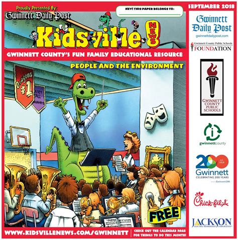 September 2018 Kidsville News By Gwinnett Daily Post Special Section