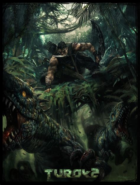 Cancelled Turok 2 Concept Art Features Big Guns And Dinosaurs The