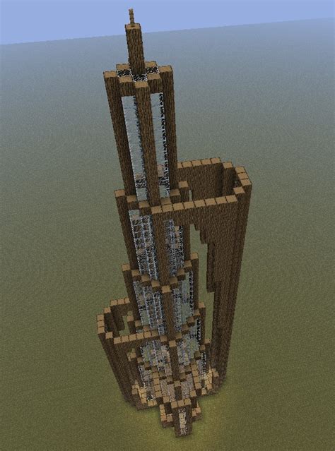 This is a skyscraper partially inspired by a skyscraper somewhere in china, of all places. Wooden Skyscraper Minecraft Project