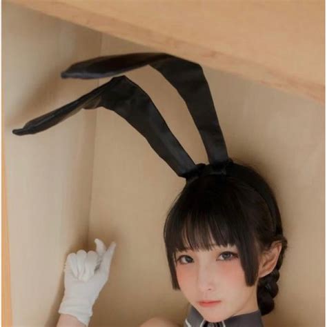 Japanese Bunny Ears Cosplay Idol Actress Collectible High Quality