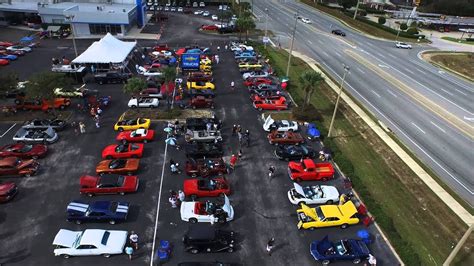 20151107 Eustis Florida 2 Minute Aerial Video Of 5th Annual Touch Of Glass All Gm Car Show