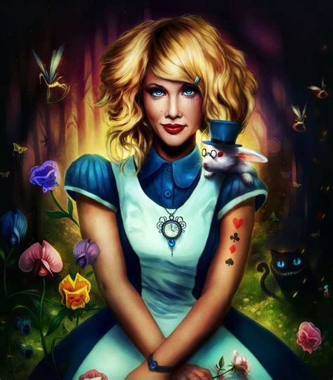 Alice In Wonderland Canvas Paintings Art Prints
