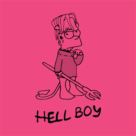 Hell Boy Lil Peep Lilpeep T Shirt Teepublic