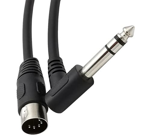 635mm 14 Inchtrs Stereo Jack Audio Cable Din 5 Pin Midi Male Plug