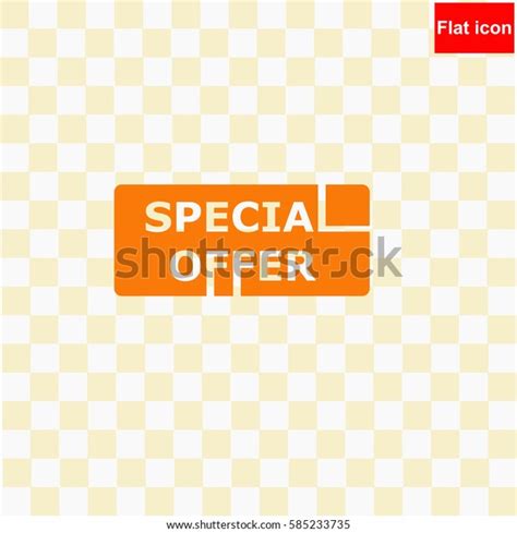 Special Offer Icon Vector Design Stock Vector Royalty Free 585233735