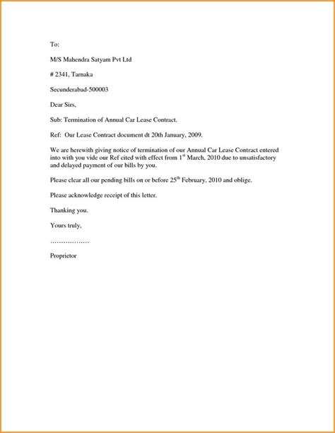 End Of Lease Letter Elegant Breaking Lease Letter Template Examples In
