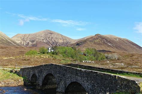 Old Stone Bridge Isle Of Skye Scotland Stock Photo Image Of