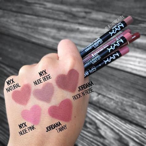 Some Favorite Wearable Drugstore Lip Liners Nyx And Jordana