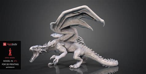 Mountain Dragon Stl Files For 3d Printing Gambody