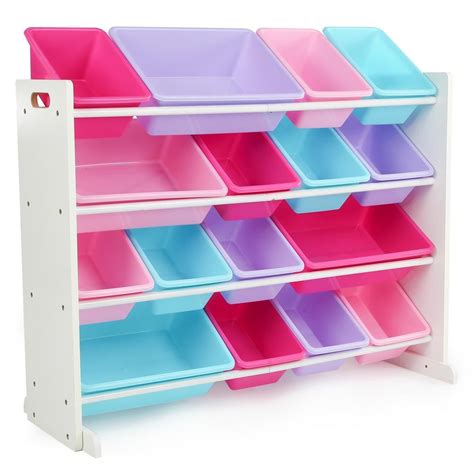 Tot Tutors Forever Whitepastel Super Sized Toy Organizer With 16