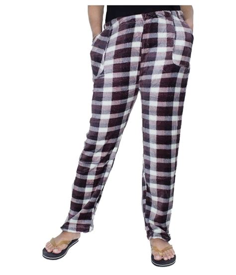 Buy Generic Woolen Pajamas Purple Online At Best Prices In India
