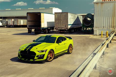 Lime Green Ford Mustang Shelby Gt500 Should Come With Antivenom