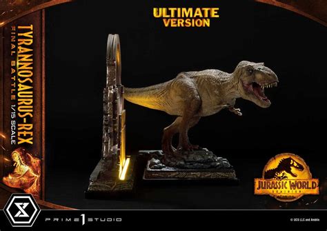 Statue Tyrannosaurus Rex Final Battle Ultimate Version Jurassic World Dominion Legacy Museum