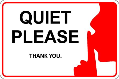 Quiet Please Sign Onsite Signs Metal Property Signs