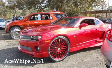 Ace Candy Red WideBody Chevy Camaro SS On Forgiatos