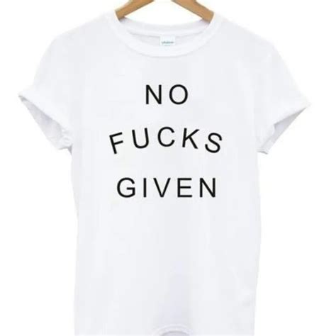 No Fucks Given Shirt Women Tshirt Cotton Casual Funny Tshirts For Lady