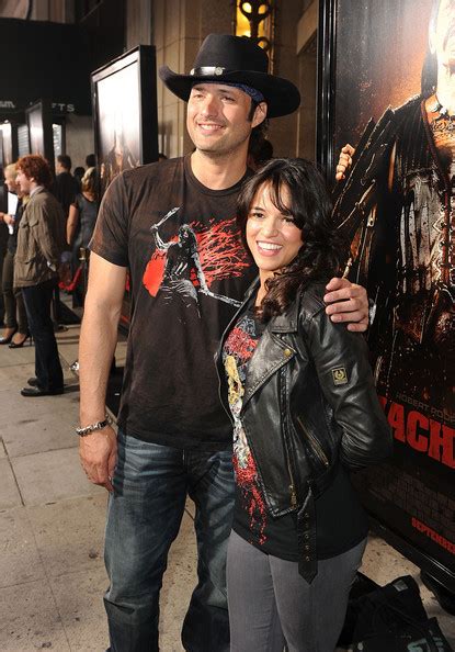 Michelle With Robert Rodriguez Machete Premiere 2010 Michelle