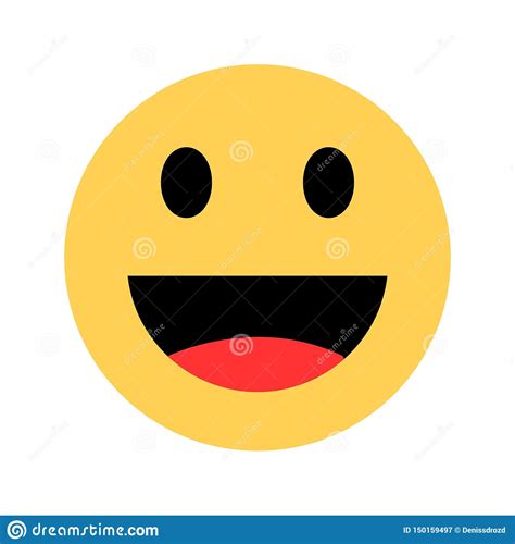 Smile Vector Icon Happy Smiling Face Emoticon Icon In Flat Style