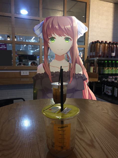 A Date With Monika But At My Local Supermarket Original Art Done By U
