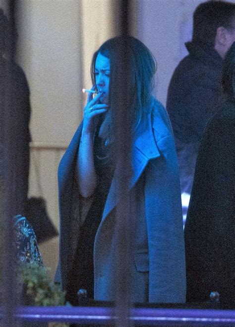 Eastenders Lacey Turner Looks Worse For Wear As She Smokes With Co