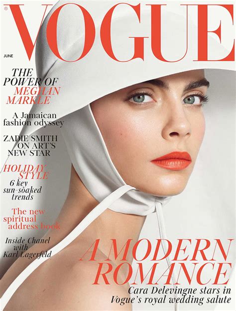 Cara Delevingne Is The Cover Star Of British Vogue June Issue