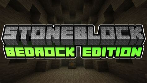Stoneblock Bedrock Edition Mcworld Mcbedrock Forum