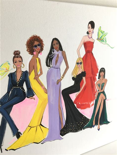 A Dream Came True Project Large Fashion Illustration Mural For River