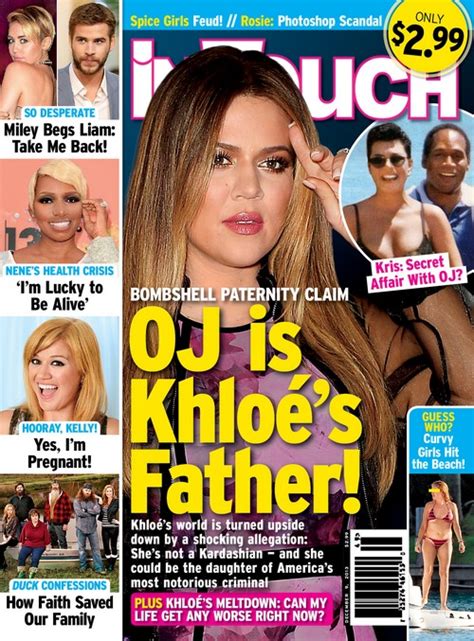 There is has been a lot of speculation to whether or not oj if you're new Khloe Kardashian's Real Biological Father is OJ Simpson ...