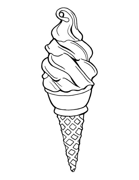 Ice Cream Sketch Ice Cream Cone Drawing Ice Cream Outline Ice Cream Art Pencil Art Drawings