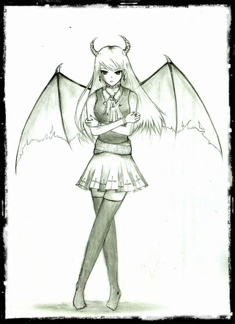 Demon Girl Oc By Shrimpale On Deviantart