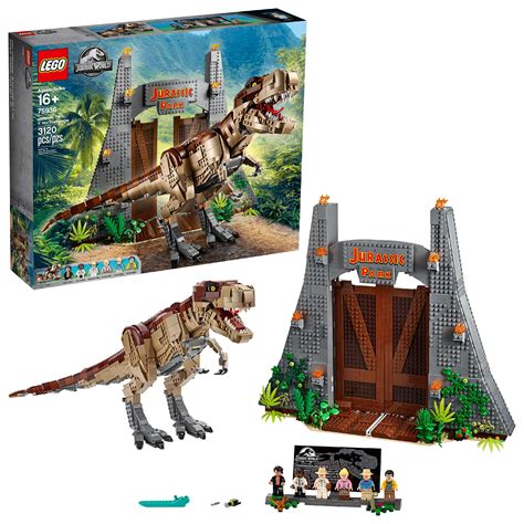 Lego Jurassic World Jurassic Park T Rex Rampage 75936 Building Kit