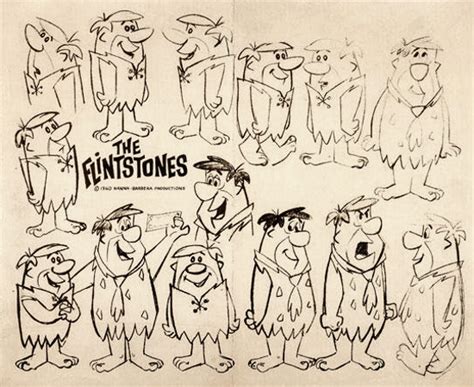 First Versions The Flintstones Cartoon