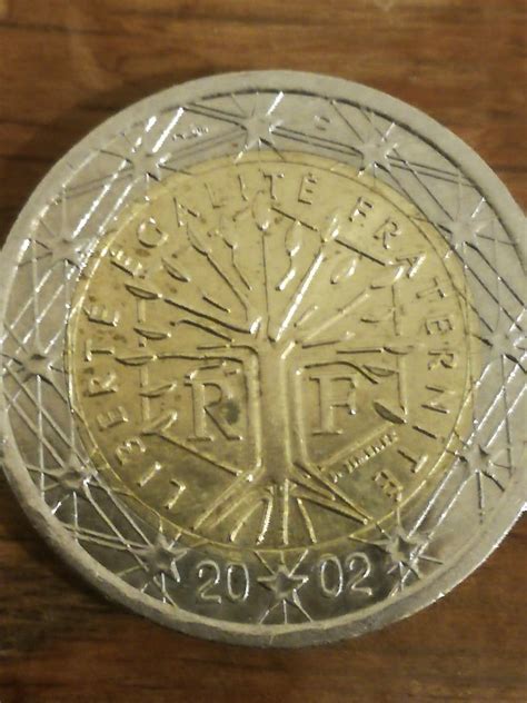 Rara Moneda De Euros Francia Rbol De La Vida Moneda De Etsy