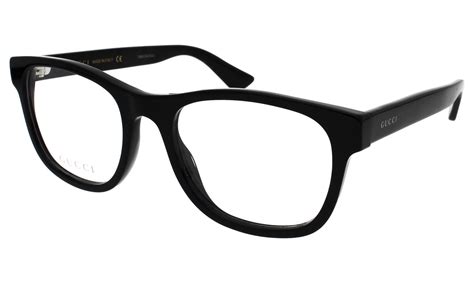 gucci new gucci gg0004o prestige black logo eyeglasses frames grailed