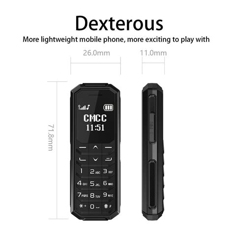 Worlds Smallest Tiny Phone Kk2 Voice Changer Bluetooth Pocket Super