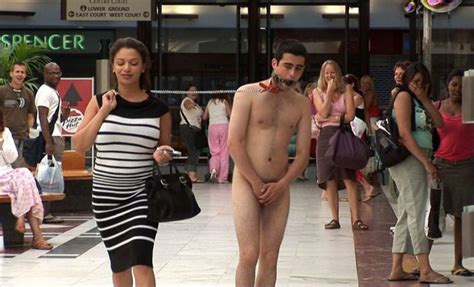 Nude Male Public Humiliation Cumception
