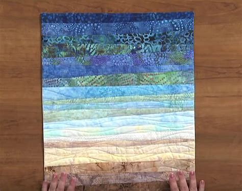 Make A Beautiful Landscape Quilt From Strips Quilting Digest