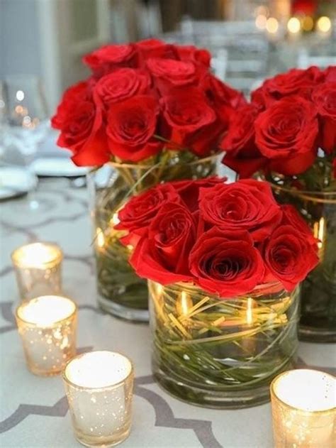 44 stunning valentine table centerpiece ideas homyhomee decoração de noivado decoração