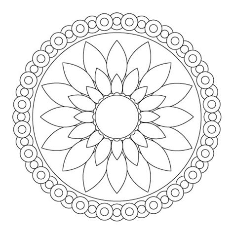 Easy Mandala Drawing At Getdrawings Free Download
