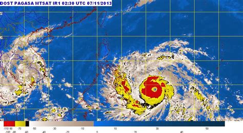 Typhoon Yolanda Threatens Eastern Visayas Pagasa November 7 2013