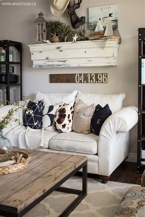 Wanting a farmhouse living room that's pinterest worthy is easier than you thought! 50+ Best Farmhouse Living Room Decor Ideas and Designs for ...