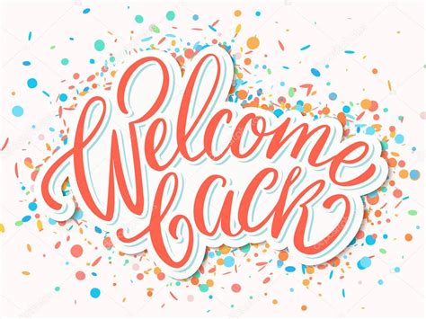 Welcome Back Banner — Stock Vector © Alexgorka 214439704