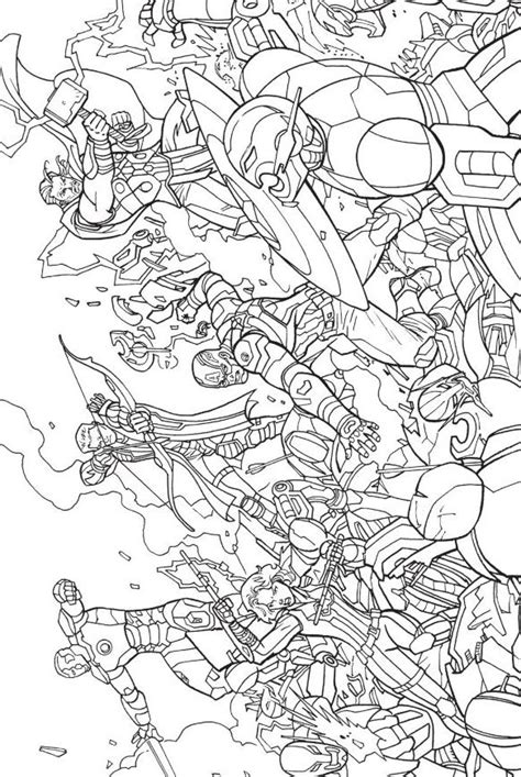 Https://tommynaija.com/coloring Page/avengers Fighting Coloring Pages