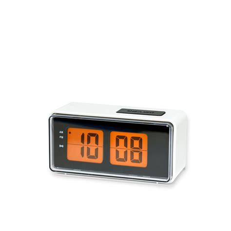 Digital Alarm Clock White — Kikkerland Design Inc
