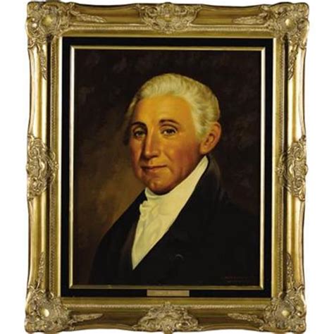 James Monroe And Elizabeth Monroe Oil Portraits