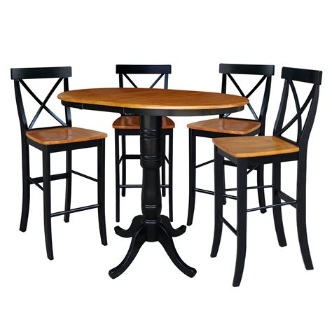 High Round Table With Stools George Glass Blog